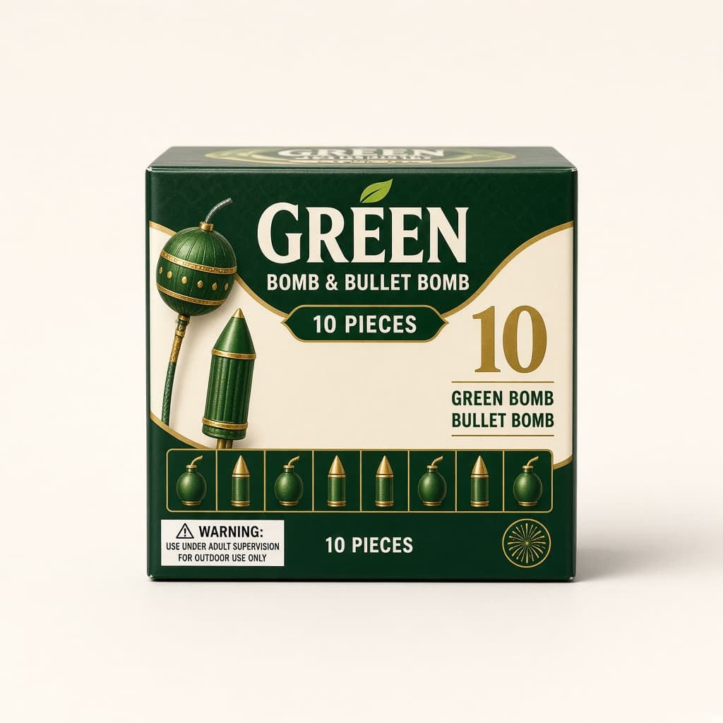 Classic Green Bomb Machine fuse (10pc/box)
