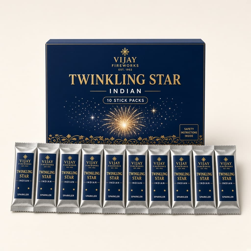 1 1/2 " Twinkling Star (10pc/box)